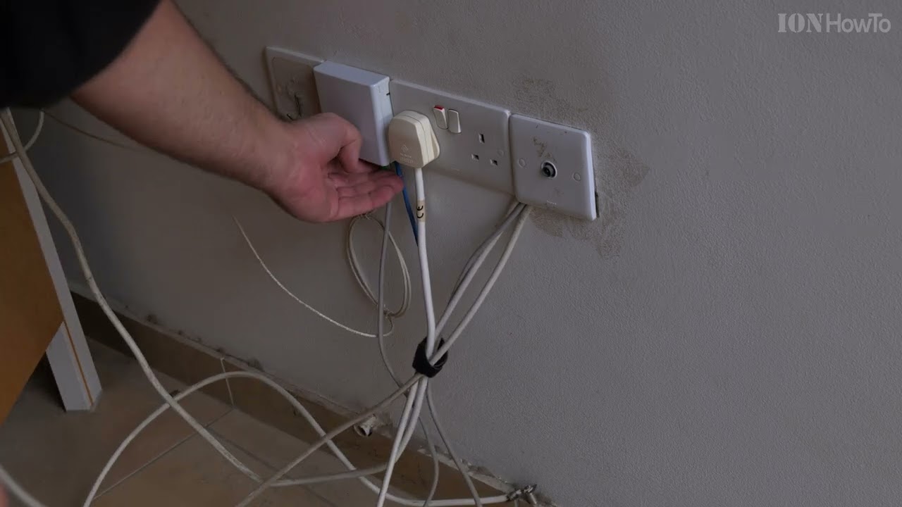 Replace Drawers Safety Wall Attachement Access Fiber Optic Box Outlet and Ethernet Cables