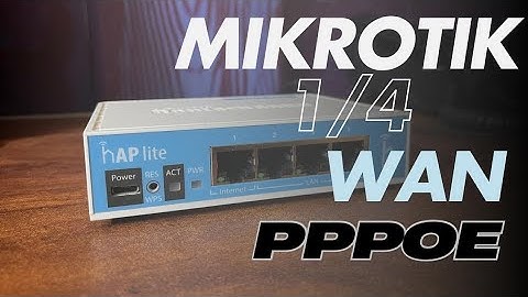 How to Setup MikroTik PPPoE WAN and LAN DHCP Server | in Hindi