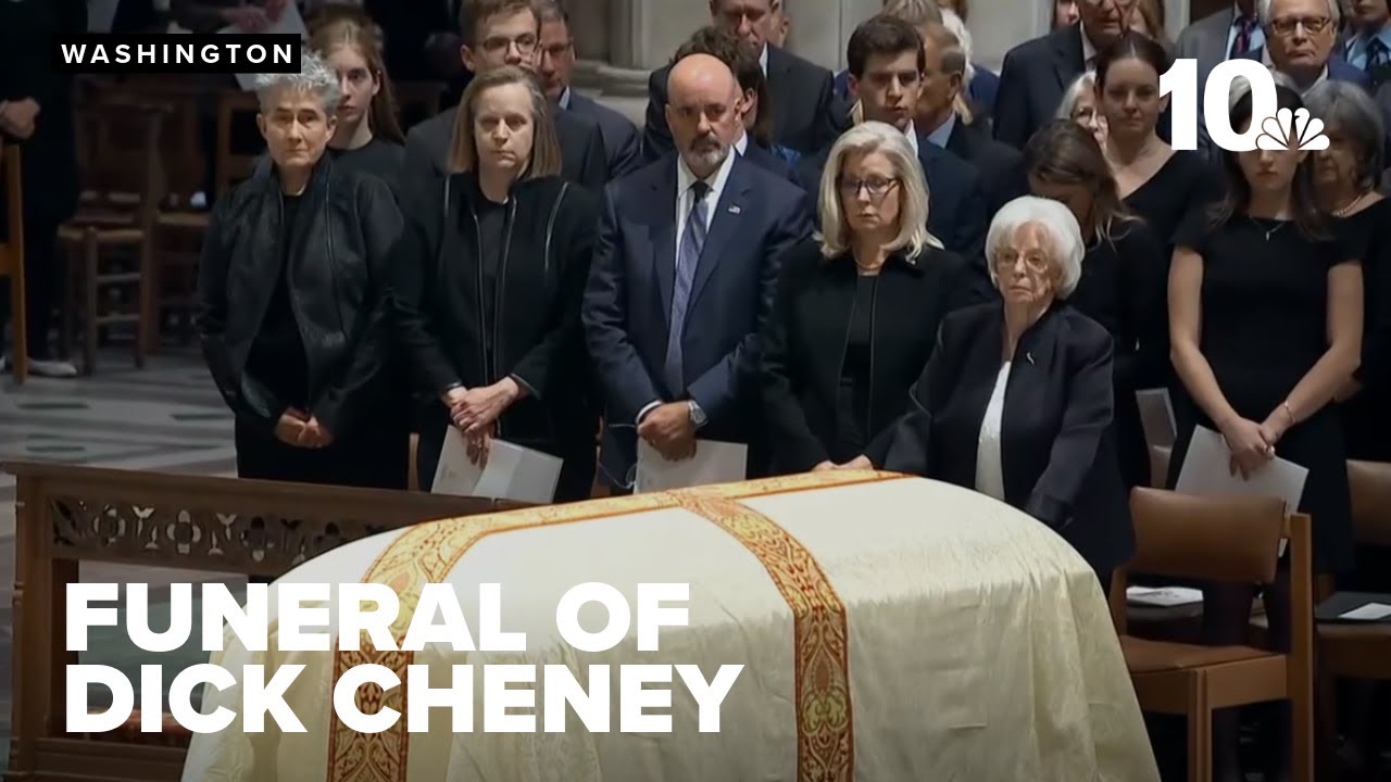 Funeral service held for former Vice President Dick Cheney - YouTube