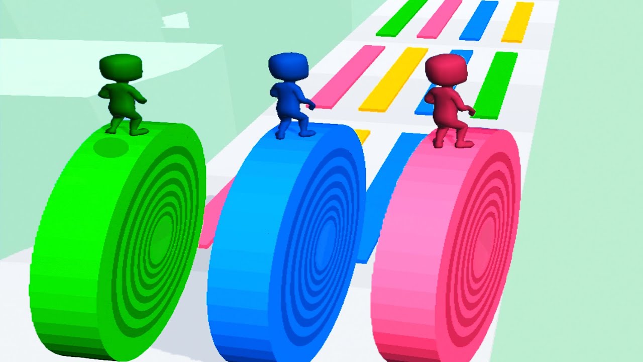 LAYERS ROLL game MAX SCORE RUNNER 🌈🦄🍭 Gameplay All Levels Walkthrough iOS, Android New Game 3D