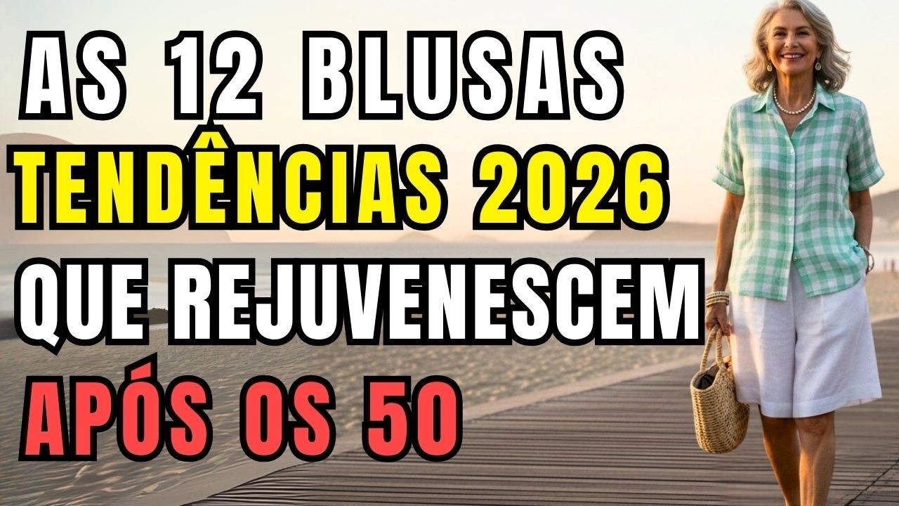 12 BLusas que São TENDÊNCIA para 2026 e que Toda Mulher de 60+ Deveria Ter!