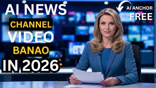 How to Create AI News Channel Videos | Step-by-Step Tutorial in Hindi | Make AI Anchor Video Easily"