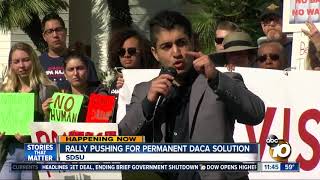 San Diego State rally pushing for permanent DACA solution