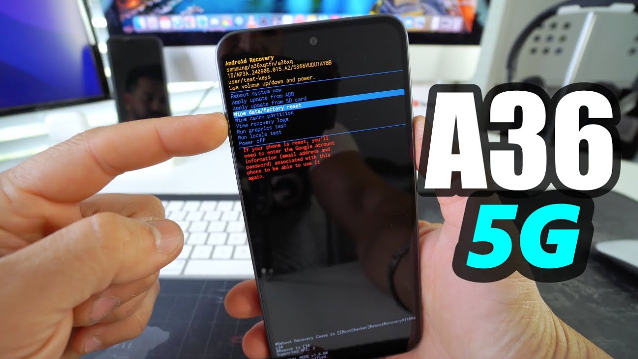 How To Hard Reset Samsung Galaxy A36 5G - Factory Reset - YouTube