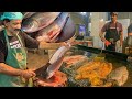 Amazing Fish Cutting Skills | Masala Fish Fry | Machli Farosh Rohu Fried Fish Street Food Hyderabad