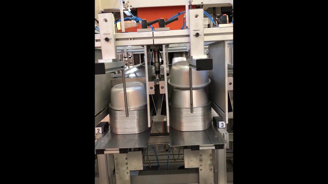 EM srl Italy RF135 aluminium foil making machine YouTube