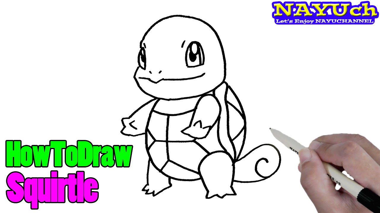 Squirtle How To Draw Pokemon Go Youtube