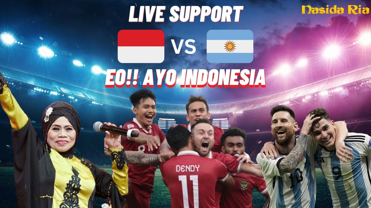 EO AYO INDONESIA - NASIDA RIA (OFFICIAL LIVE MUSIC) | DUKUNG TIMNAS INDONESIA