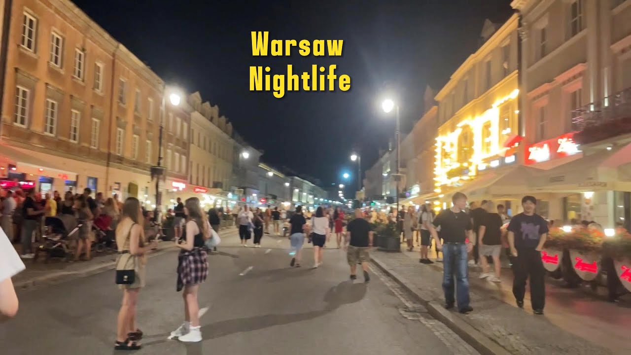 Warsaw Glamorous nightlife, Poland(Europe)