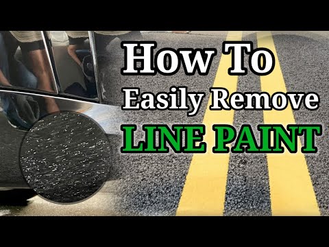 How To Remove Road Paint From Car Trim