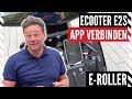 Ecooter E2S Elektroroller - Wie gelange ich an die App Box?
