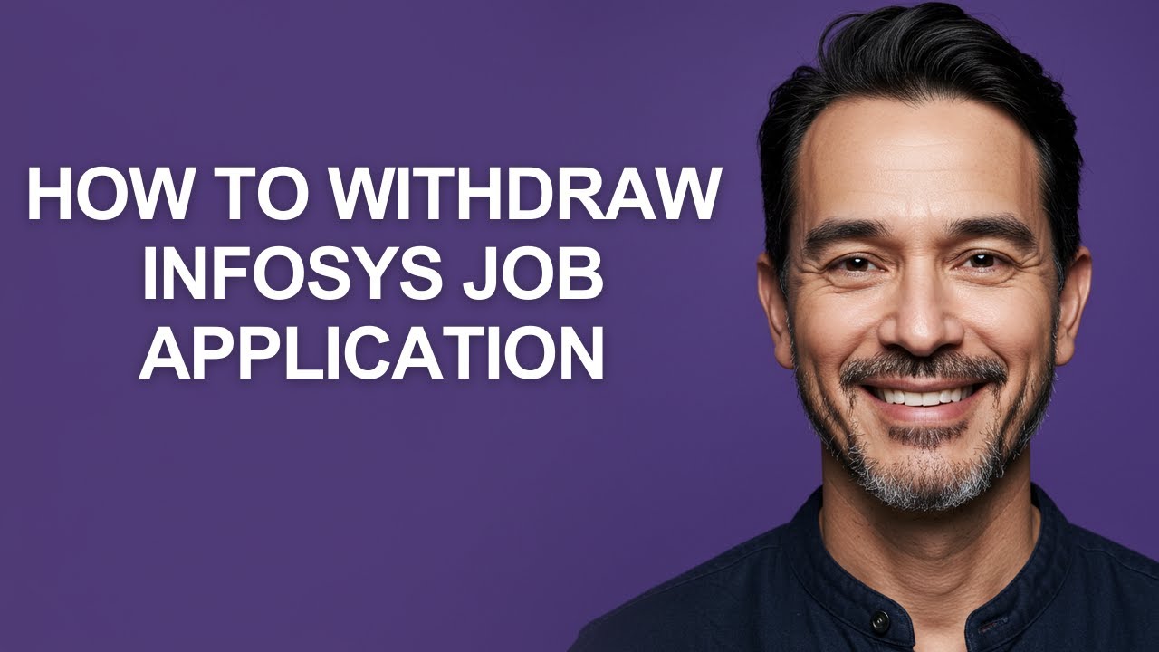How to Withdraw Infosys Job Application - KevinHowTo