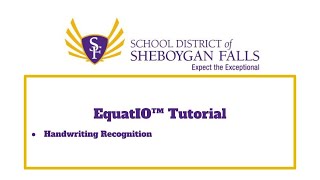 EquatIO  - Handwriting Recognition