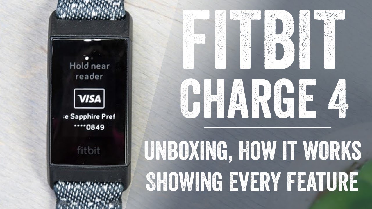 Fitbit Charge 4: Unboxing & Massive User Interface Walk-Through - YouTube