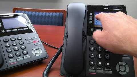 NEC SV9100 DT920 Phone Training