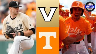 #4 Vanderbilt vs Tennessee Highlights (Game 2) | 2023 College Baseball Highlights