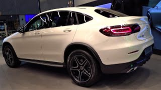 21 Mercedes Glc 300 4matic Coupe Interior Exterior Walkaround Silver Star Bulgaria Youtube