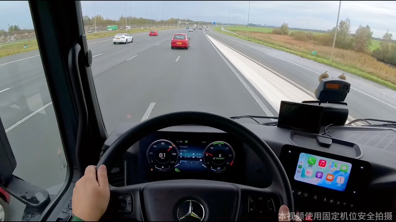 POV卡车驾驶第一视角/荷兰/高速/Driving in Netherlands/固定机位安全拍摄#driving #eurotrucksimulator2 #eurotruck #trucker