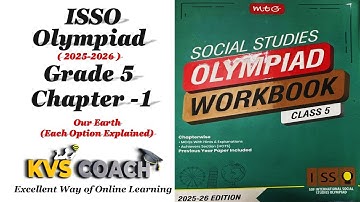 Class 5 ||ISSO OLYMPIADS 2025 || Chapter 1 || Our Earth || #olympiads #class5 #isso #sof #ISSO