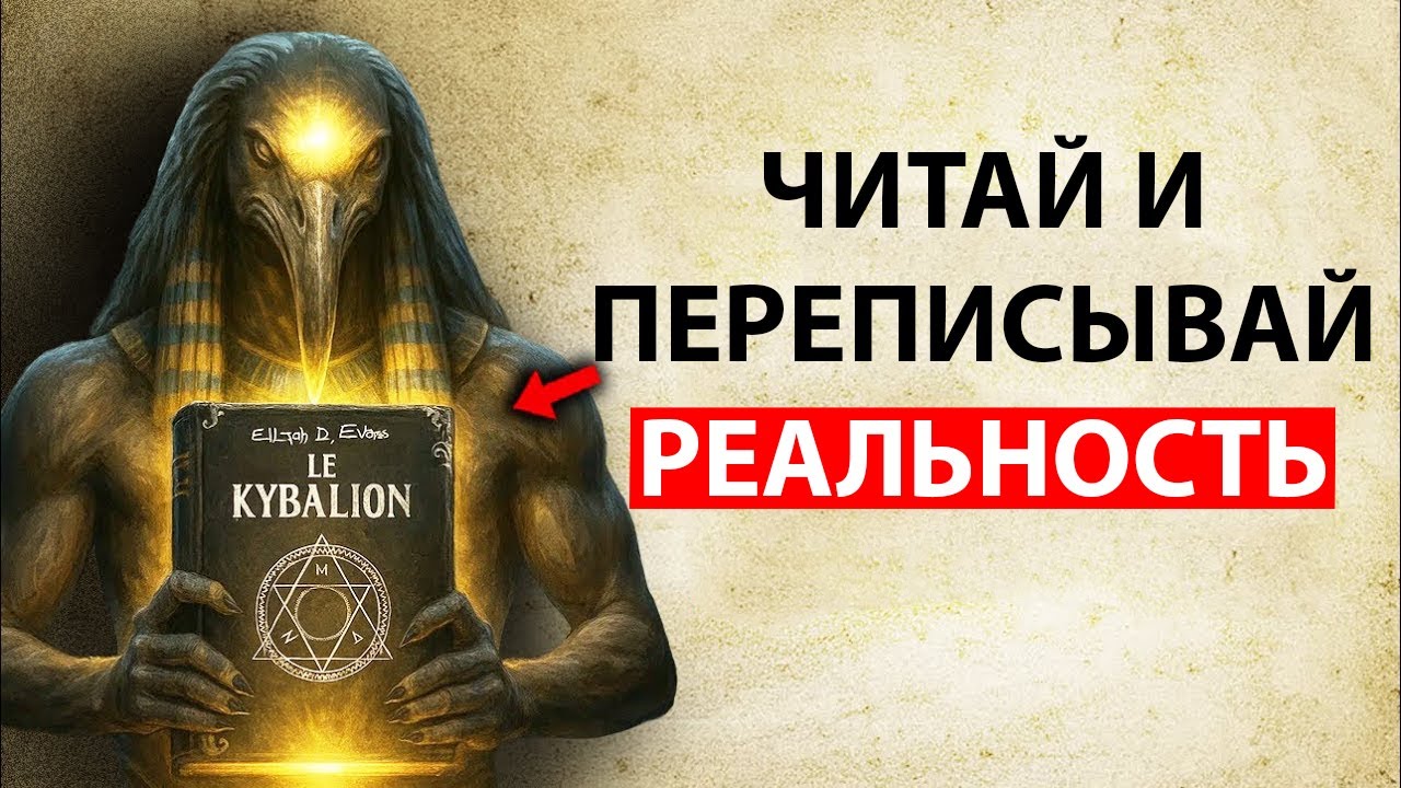 Этот ЗАПРЕЩЁННЫЙ герметический документ буквально ОБЪЯСНЯЕТ, как устроена реальность — Тот