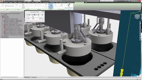 Autodesk Inventor Professional - dynamic simulation video