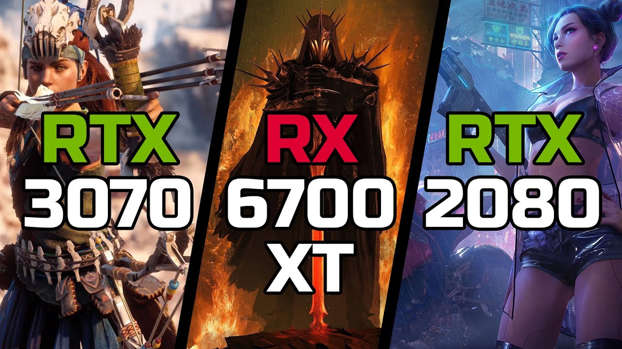 RTX 3070 vs RX 6700 XT vs RTX 2080 - Test in 19 Games - YouTube
