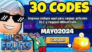 🤑 30 CÓDIGOS DE BLOX FRUITS CODES ROBLOX *MAYO 2024*