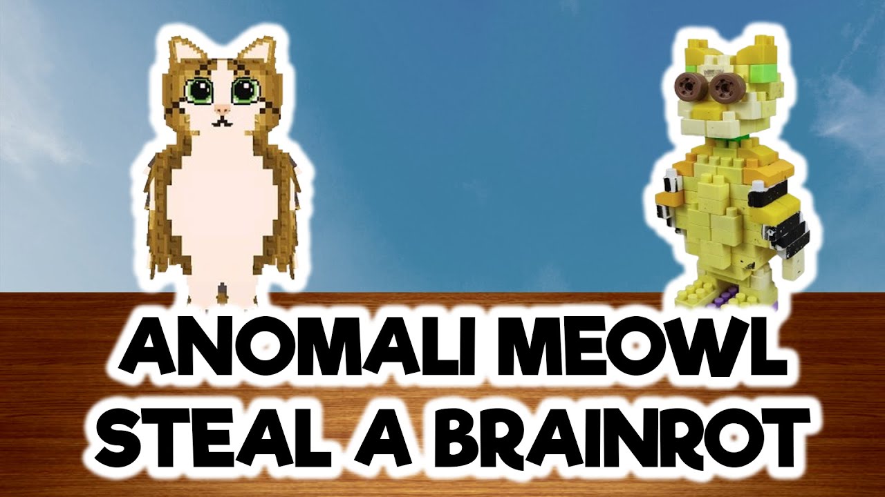 Exploded Meowl Cara Membuat Anomali Meowl Steal A Brainrot Dari Balok Susun - YouTube