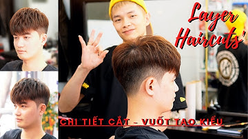 #layerhaircut | Chi Tiết Cắt Và Vuốt Tạo Kiểu Tóc Layer Hàn Quốc Siêu Đẹp Trai | Ng . Tuấn Barber 17