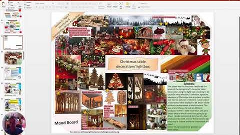 Year 10/11 NEA GCSE DT Pages 2 Mood board, client, possible projects