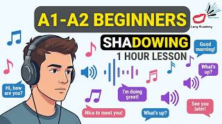 English Speaking Lesson: Shadowing for Beginners (A1-A2) 🚀 Improve Your English in 1 Hour! screenshot 2