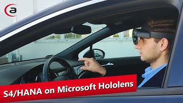 SAP S4/HANA on Microsoft Hololens glasses!