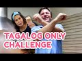 Tagalog only challenge papang can cook adobo  poklee cooking