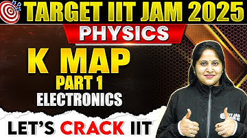 K Map Part 1 | Karnaugh Map | Electronics for IIT JAM | IIT JAM Physics | IIT JAM 2025 | PW