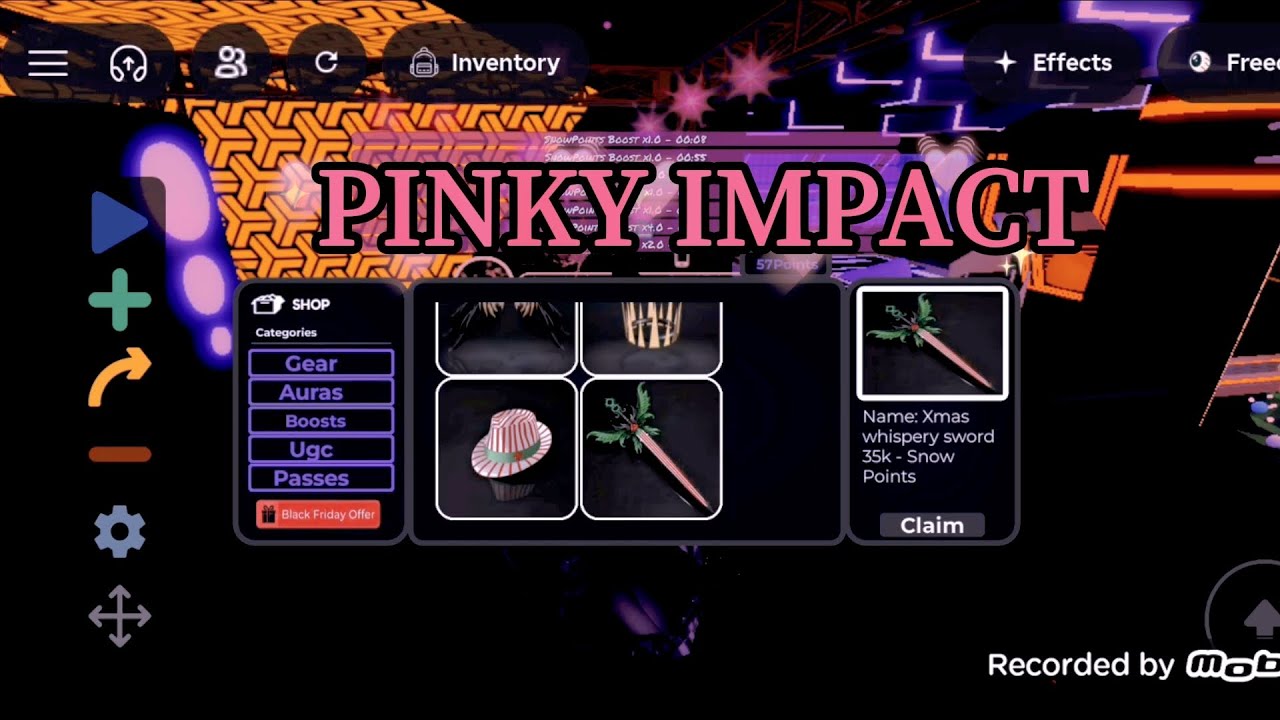 I'm Grinding in PINKY IMPACT for Free UGC items (ROBLOX) 