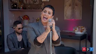 Demi Lovato - GREAT VOCALS At &#39;Tiny Desk Home&#39; | Vocal Highlights (Eb3-G#5)