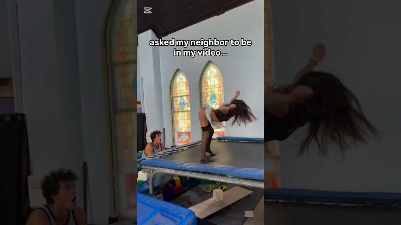 I asked my neighbor to be in my video 