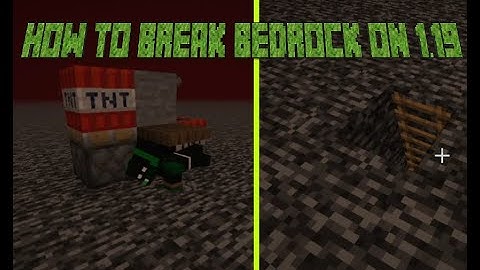 How To Break BEDROCK!! In Minecraft 1.19+ Tutorial