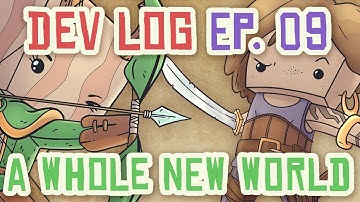 Indie Devlog Ep 09 - New world, skill tree, dungeons, Kickstarter plans and more!