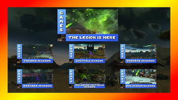 TDG Games - World of Warcraft - All Legion Invasions