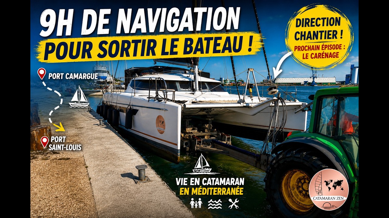 ⁣ép 75 Cap sur Port-Saint-Louis pour la mise à terre du bateau