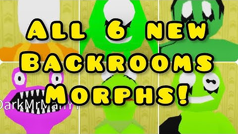 How To Get ALL 6 NEW BACKROOMS MORPHS In “Backrooms Morphs” | Roblox #roblox #backrooms