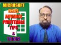 MICROSOFT EXCEL PIVOT TABLE ADVANCE TIPS AND TRICKS