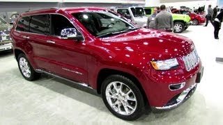 2014 Jeep Grand Cherokee Summit Diesel - Exterior and Interior Walkaround - 2013 Ottawa Auto Show