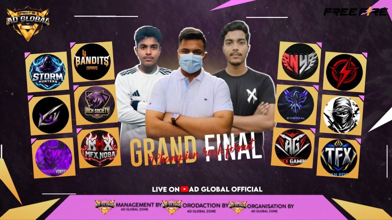 AD Global Zone Grand Final | PAID TOUR S01| Free Fire Esports Tournament |