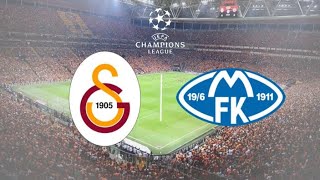 Galatasaray-Molde Uefa Şampi̇yonlar Li̇gi̇ 3. Ön Eleme Turu-Rövanş Maçi-Canli Yayin-Pes 2021