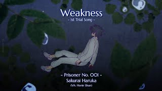 Weakness-Sakurai Haruka【Karaoke/Off Vocal/Instrumental-EN/ROM Lyrics】MILGRAM PROJECT