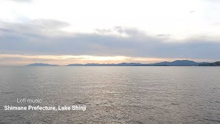 Lofi music　Sunset at Lake Shinji, Shimane Prefecture