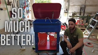 Building and Upgrading the Harbor Freight Parts Washer (Heat, Filter, 2 stage sump)
