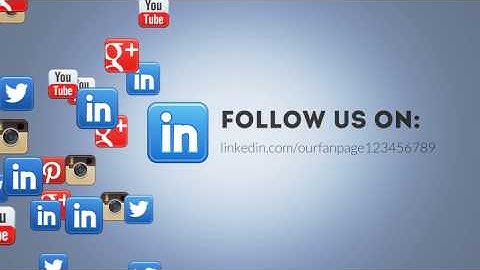 Snippet Social Icon Floating Linkedin